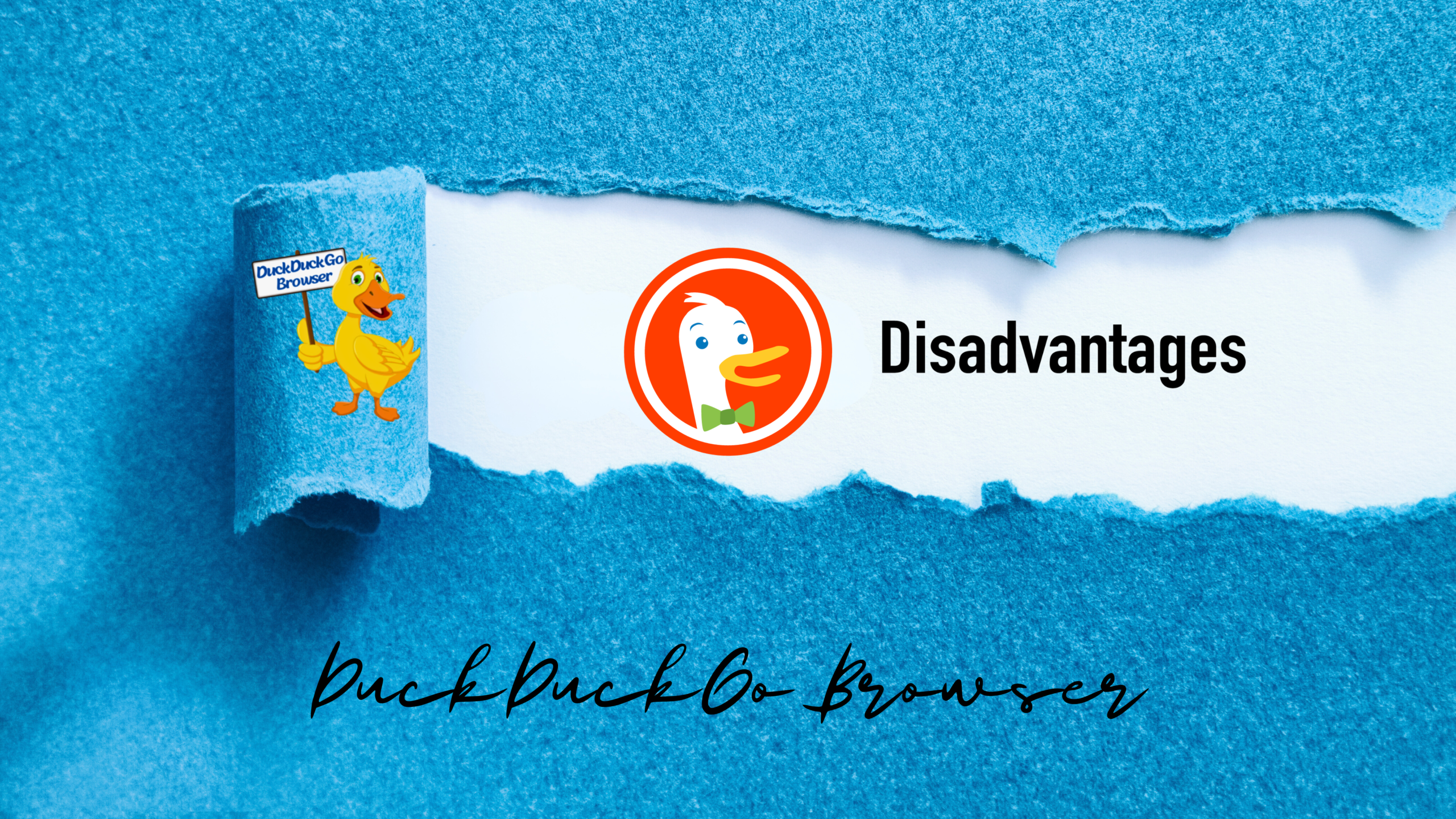 Disadvantages of DuckDuckGo