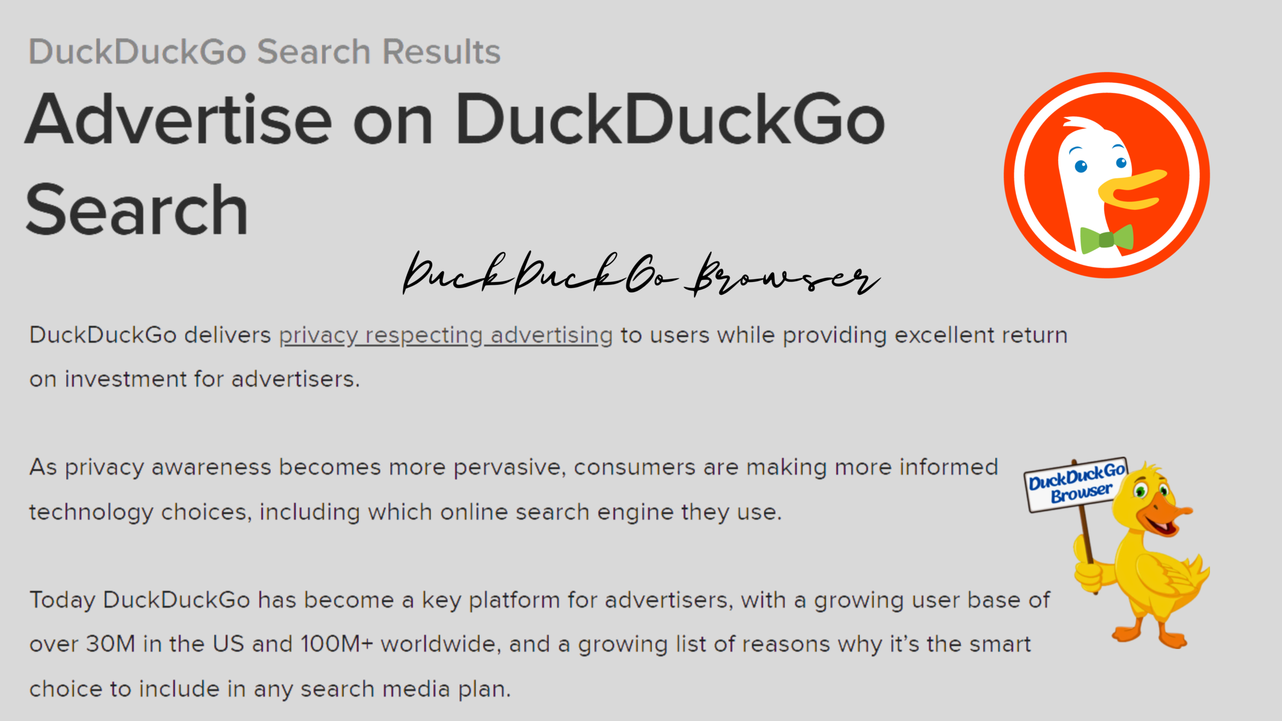 DuckDuckGo Ads
